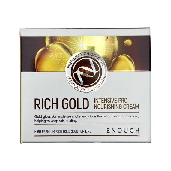Enough 4961 Rich Gold Intensive Pro Nourishing Cream 50ml — qizil kollagen qidalandirici luks